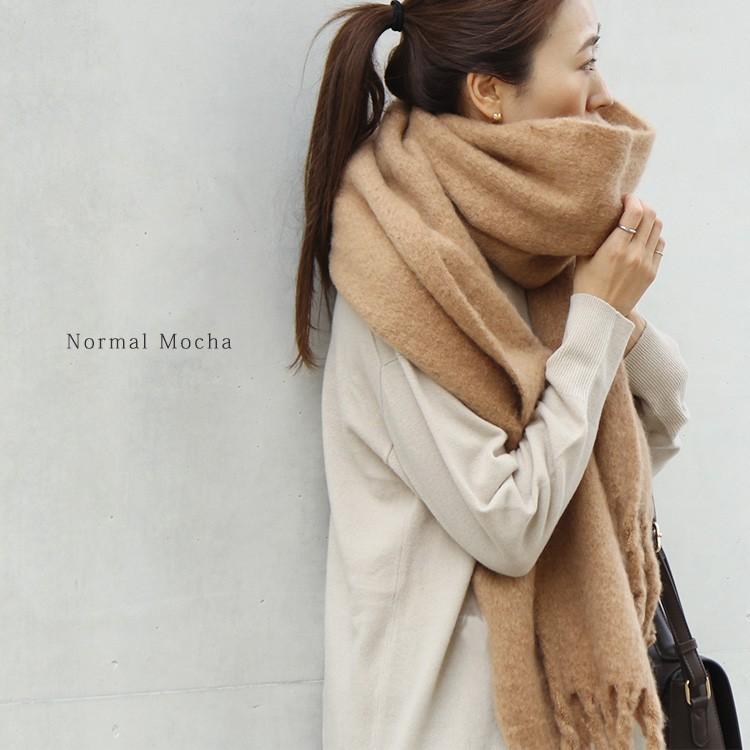 マフラー ボリューム モヘアタッチ ストール チェック柄 大判 レディース 無地 ロングマフラー 暖かい フリンジ Vkos 3z Vkos 3z Vitafeliceヤフー店 通販 Yahoo ショッピング