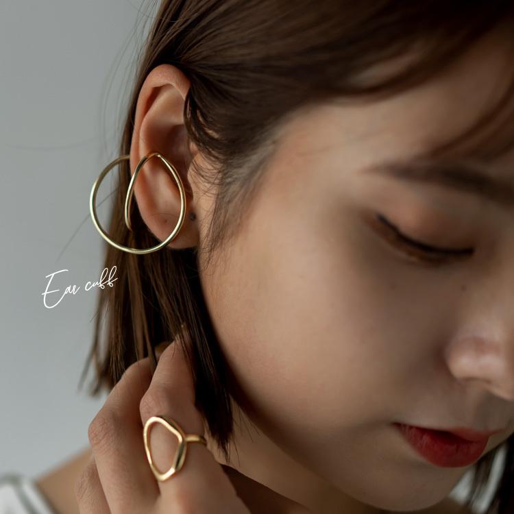 VitaFelice イヤーカフ レディース 大きめ リング ジュエリー