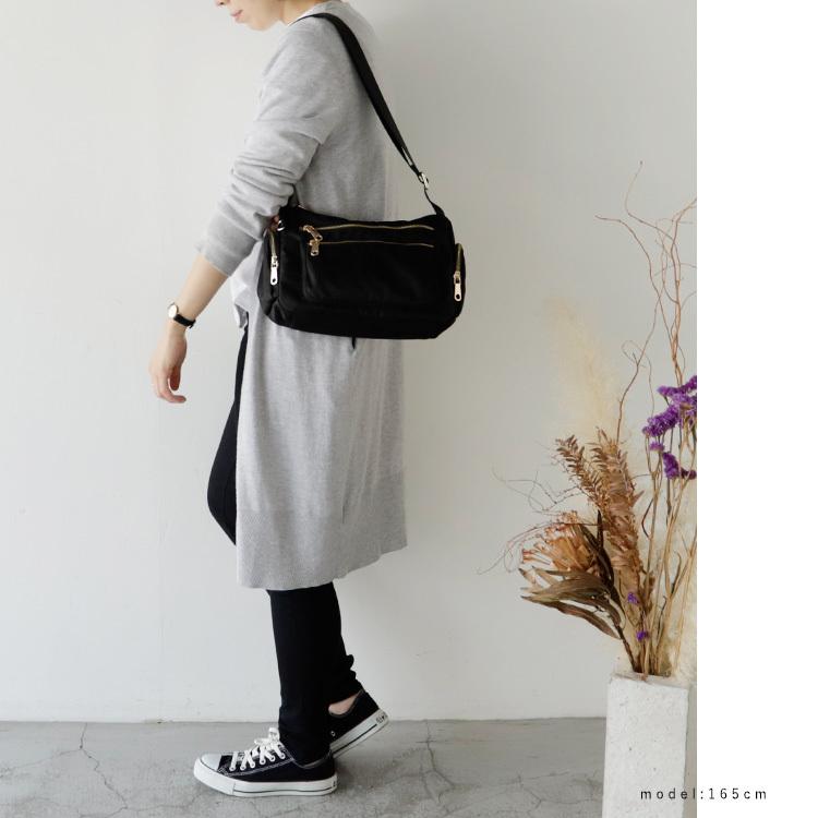 ショルダーバッグ 8ポケット 収納 レディース 小さめ 大容量 軽量 天ファスナー付き 斜めがけ ナイロン ミニショルダーバッグ ミニバッグ Vnsb 409z Vnsb 409z Vitafeliceヤフー店 通販 Yahoo ショッピング