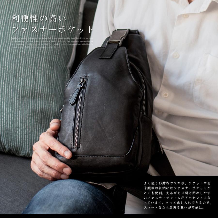 VitaFelice（ヴィータフェリーチェ） ボディバッグ メンズ 本革