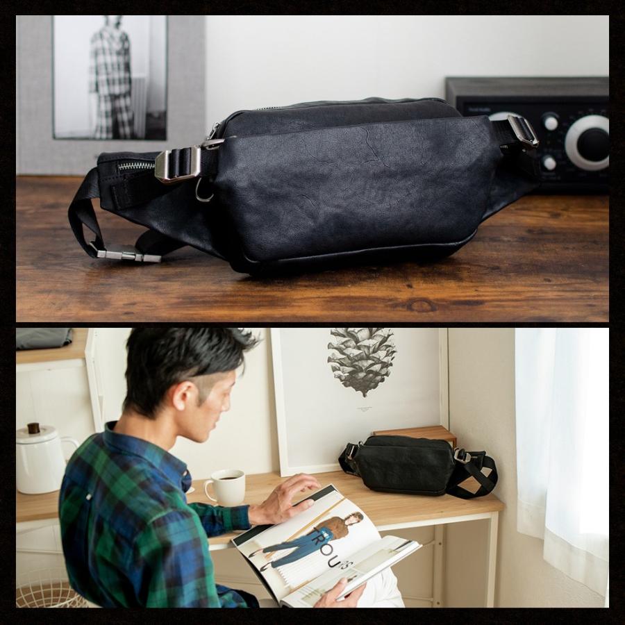 VitaFelice（ヴィータフェリーチェ） ボディバッグ メンズ 本革 牛革