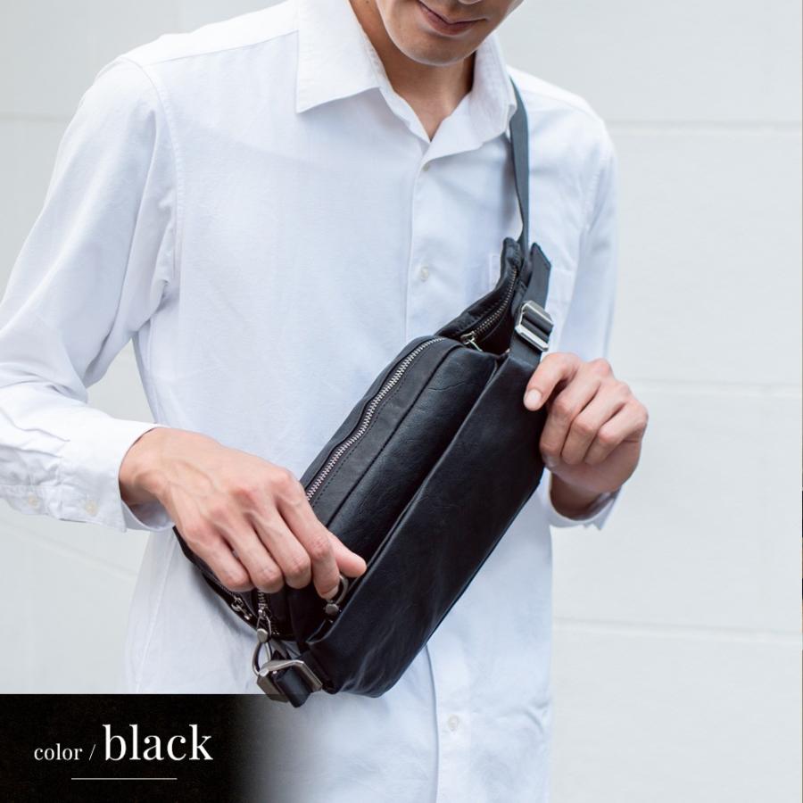 VitaFelice（ヴィータフェリーチェ） ボディバッグ メンズ 本革 牛革