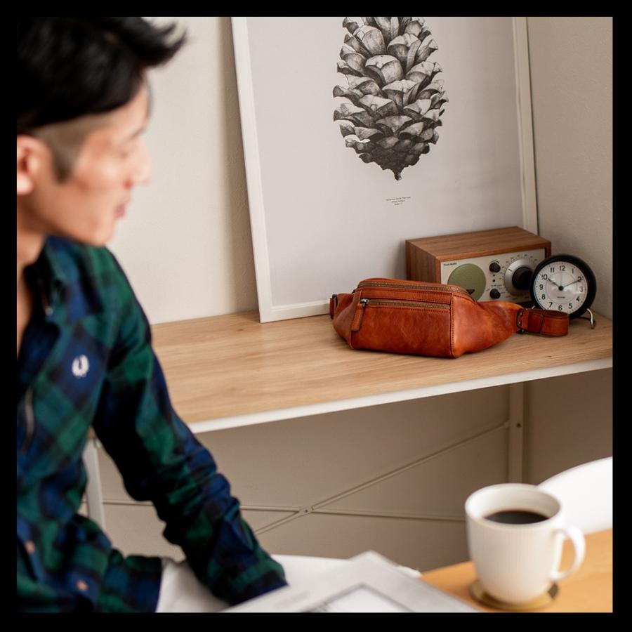 VitaFelice（ヴィータフェリーチェ） ボディバッグ メンズ 本革