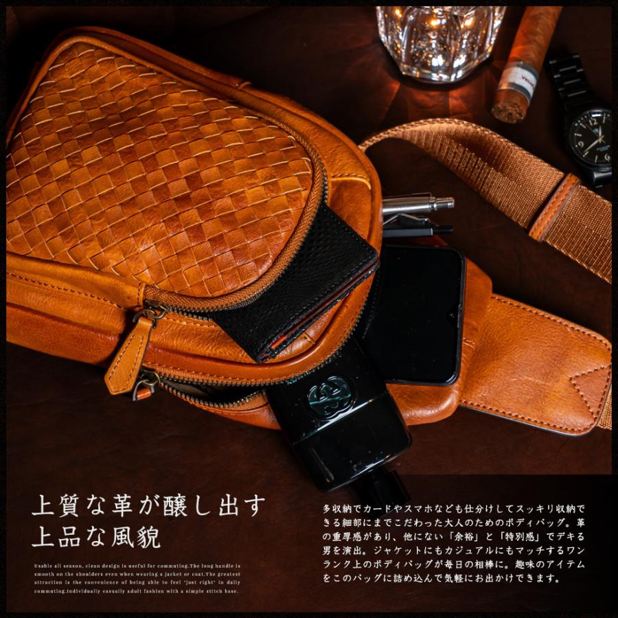 VitaFelice ボディバッグ メンズ 本革 レザー 小さめ 斜めがけ VitaFelice ボディバッグ メンズ 本革 レザー 小さめ 斜めがけ