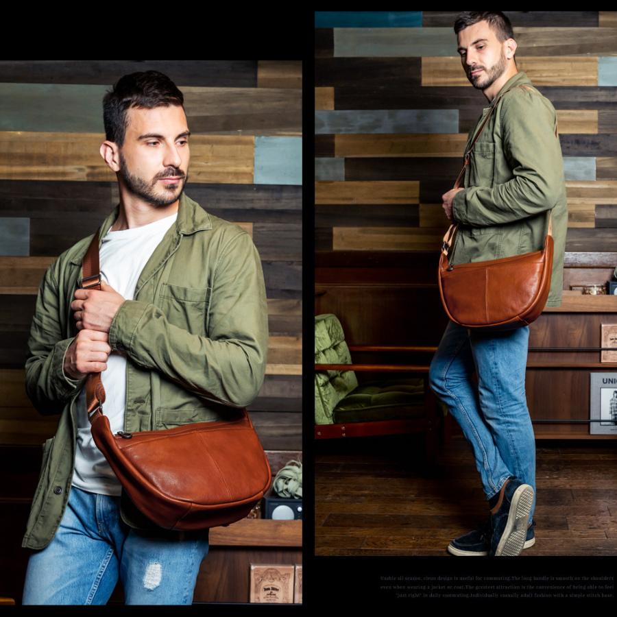 VitaFelice（ヴィータフェリーチェ） ショルダーバッグ メンズ 本革