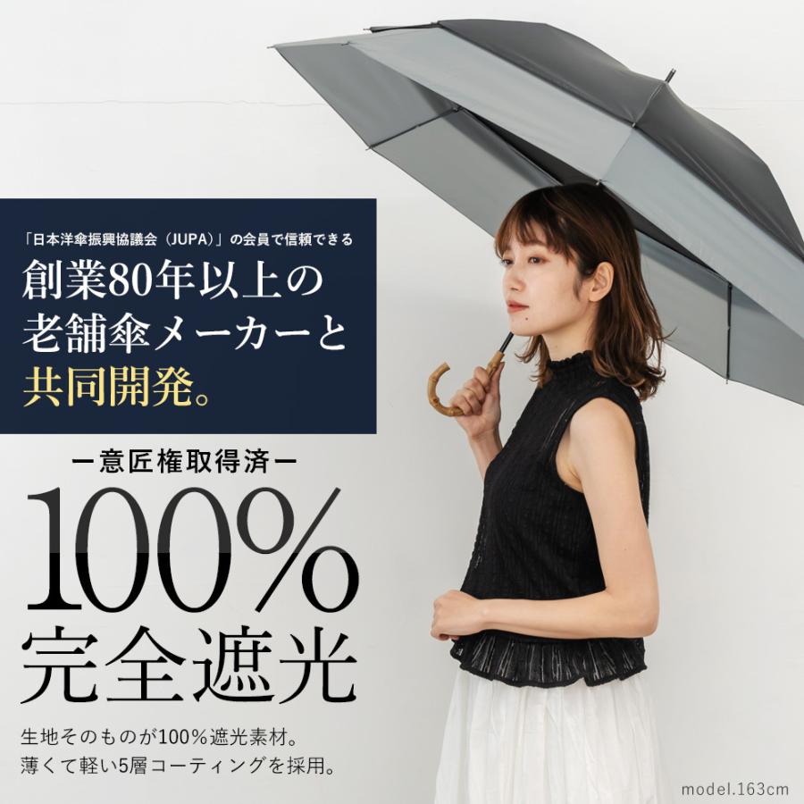 日傘 完全遮光 長傘 トランスフォーム傘 大きめ 遮光率100 耐風傘 完全遮蔽 竹ハンドル 晴雨兼用 Uvカット 軽い 3g 梅雨 雨傘 Vsgz 448z Aroco アロコ Vsgz 448z Aroco By Vitafelice ヤフー店 通販 Yahoo ショッピング