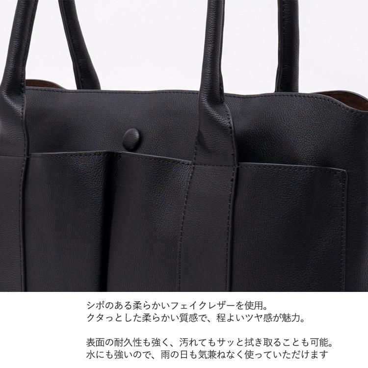 VitaFelice トートバッグ レディース 9ポケット a4 大容量 通勤