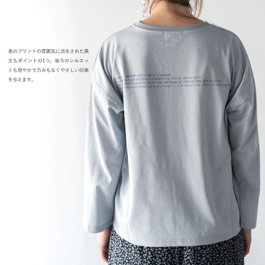 Sale カットソー レディース グラフィックロンt 人気 アースカラー トップス ボックスシルエット シャツ 長袖 コットン ポリエステル 体型カバー Vsjc Tw8655 Vsjc Tw8655 Vitafeliceヤフー店 通販 Yahoo ショッピング