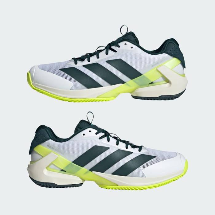 アディダス　adidas メンズ アディゼロウーバーソニック 5 クレーテニス オーロラアイビー/フットウェアホワイト/フットウェアホワイト 270 JR2713　JR2713_25FW adidas（アディダス） メンズ アディゼロ ウーバーソニック 5 クレー