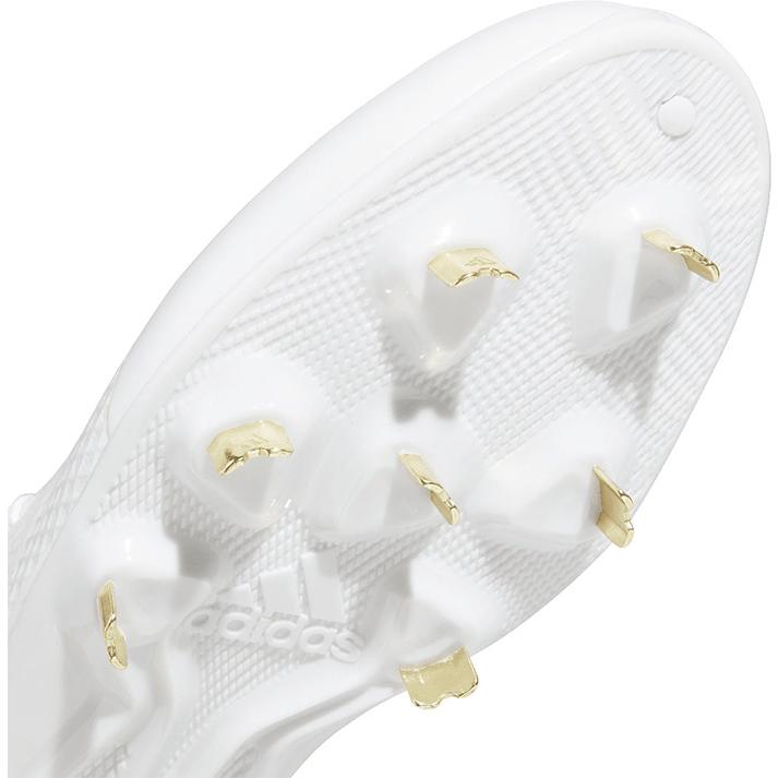 adidas ADIZERO スパイク ホワイト/ゴールド adidas（アディダス） GWも毎日出荷 25cm限定 野球 スパイク 金具