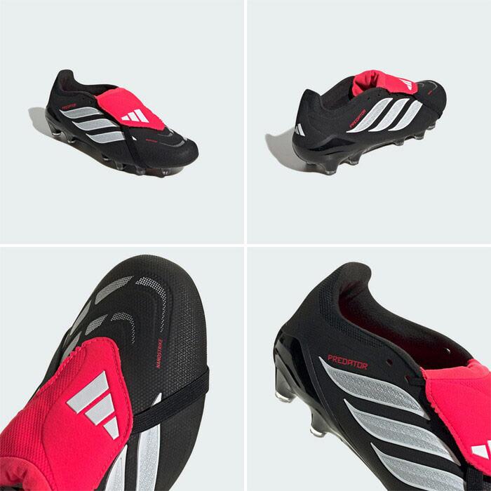 adidas サッカーシューズ ブラック/レッド　プレデター adidas（アディダス） メンズ プレデター LEAGUE フォールディング