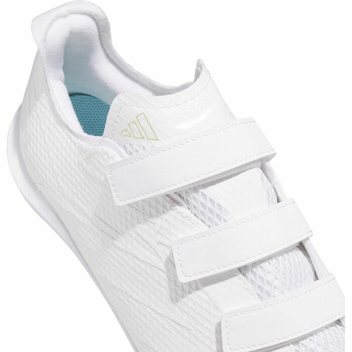 ホワイトスパイクシューズ ベルクロ式 adidas（アディダス） メンズ アディゼロ エレクトリック Adizero