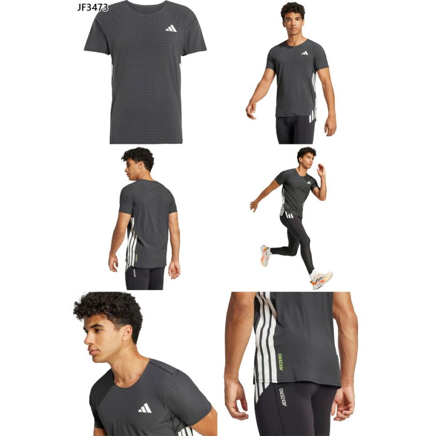 adidas（アディダス） メンズ アディゼロ ランニング半袖Tシャツ