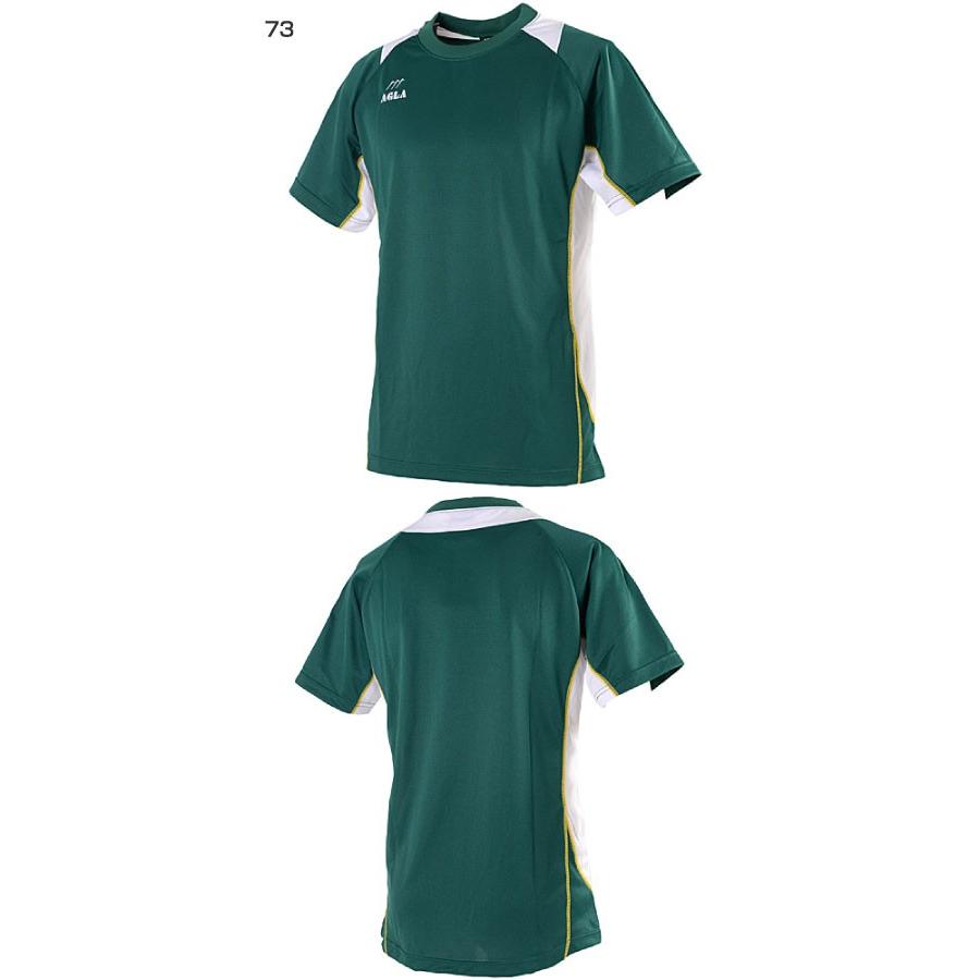 アグラ メンズ ゲームシャツ 半袖 サッカーウェア フットサルウェア トップス AG901｜vitaliser｜05
