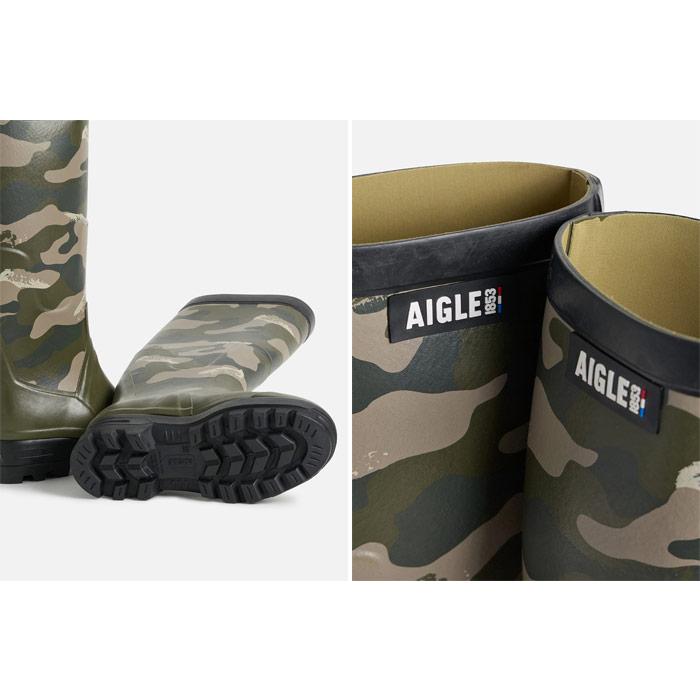 AIGLE（エーグル） メンズ ベニル ラバーブーツ カジュアルシューズ