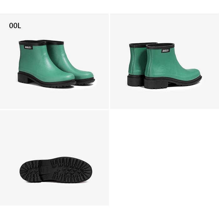 AIGLE グリーン 長靴 AIGLE（エーグル） レディース フルフィール ロー ラバーブーツ