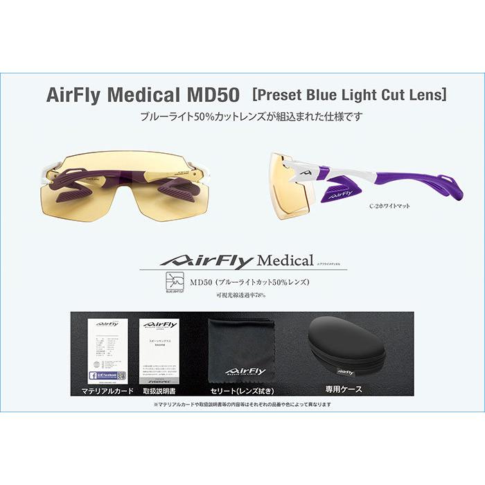 エアフライ メンズ レディース メディカル Medical MD30 series ブルーライトカット 医療用保護メガネ めがね 眼鏡 鼻パッド無し AF-301 AF-302｜vitaliser｜08