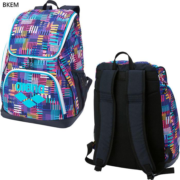 35L アリーナ メンズ レディース バックパック リュックサック デイパック バッグ 鞄 水泳用品 総柄 AS5FBP31U_1