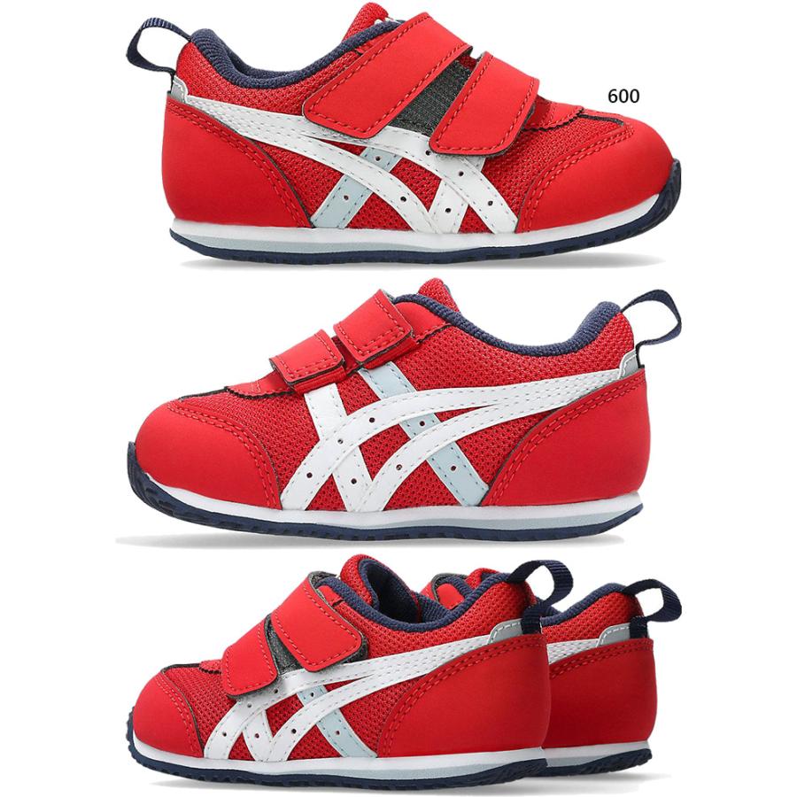 【新品、未使用、24,5cm】asics 赤 ベルクロ安全靴 ASICS（アシックス） 普通幅 ベビー キッズ アイダホベビー IDAHO BABY