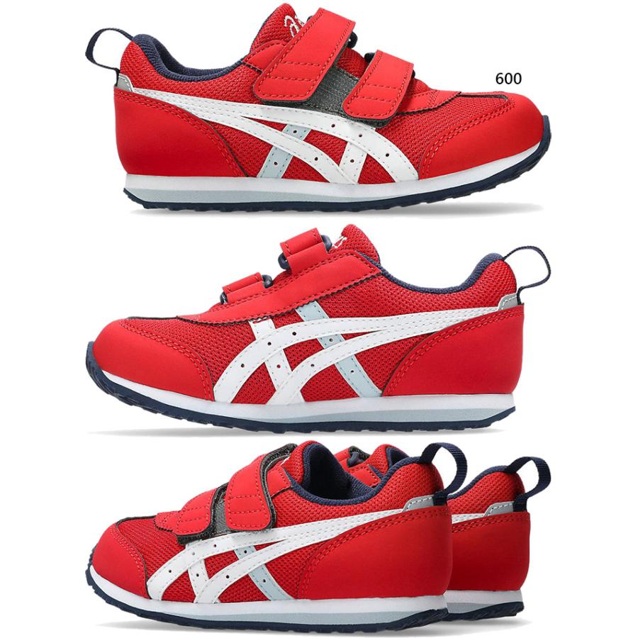 【新品、未使用、24,5cm】asics 赤 ベルクロ安全靴 ASICS（アシックス） ジュニア キッズ アイダホミニ5 IDAHO MINI 5