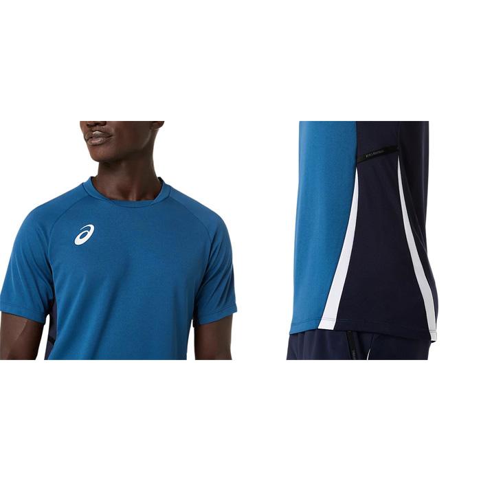 ASICS（アシックス） メンズ プラクティス半袖シャツ サッカーウェア