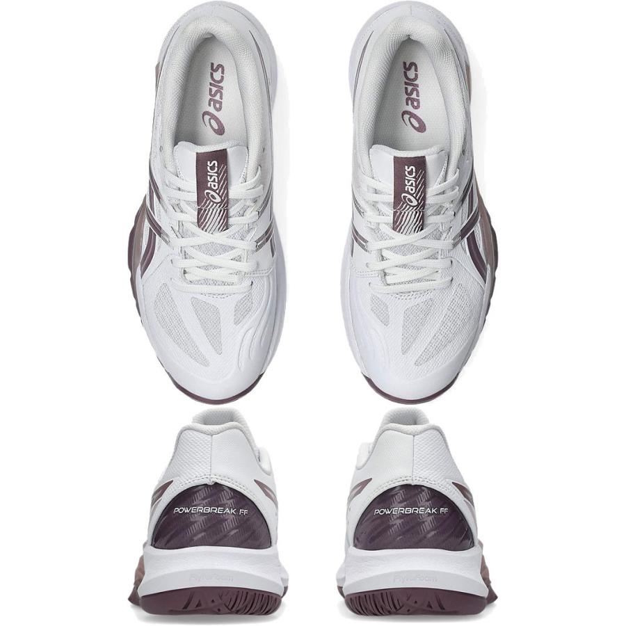 普通幅 アシックス レディース パワーブレイク POWERBREAK FF ハンドボールシューズ ローカット インドア 室内 ホワイト 白 送料無料 asics 1072A104 ASICS（アシックス） 普通幅 レディース パワーブレイク POWERBREAK FF