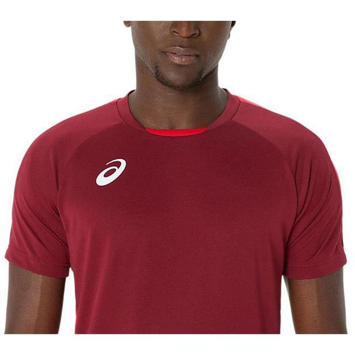 アシックス サッカーシャツ ワインレッド 4XL 楽天市場】アシックス メンズ 半袖ゲームシャツ サッカーウェア
