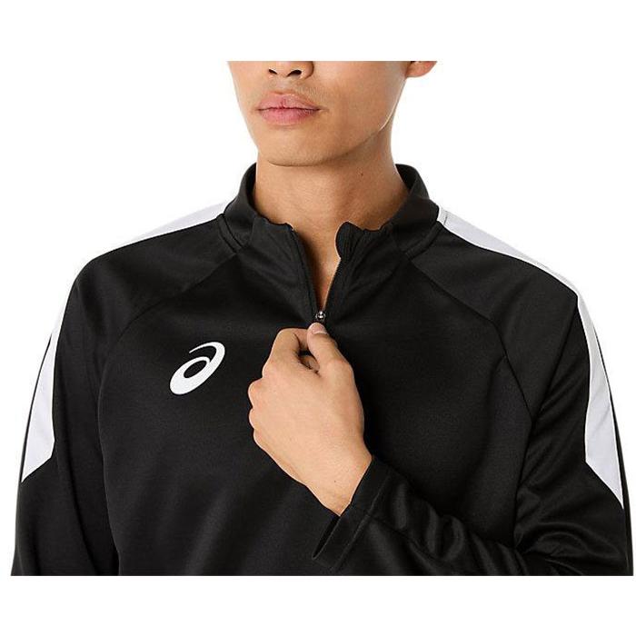 ASICS（アシックス） メンズ ハーフジッププラクティスシャツ サッカー