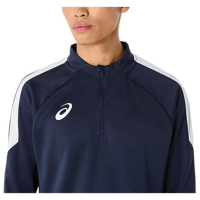ASICS MOURATOGLOU ACADEMY ハーフジップシャツ ASICS MOURATOGLOU ACADEMY ハーフジップシャツ