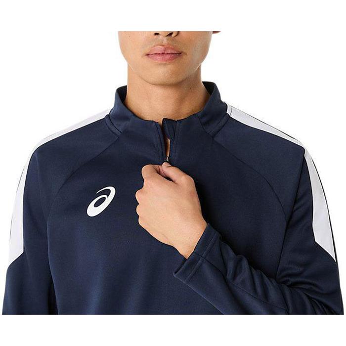 ASICS（アシックス） メンズ ハーフジッププラクティスシャツ サッカー