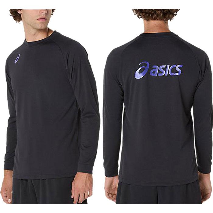 ASICS（アシックス） メンズ プラクティス長袖シャツ 背面ビックロゴ
