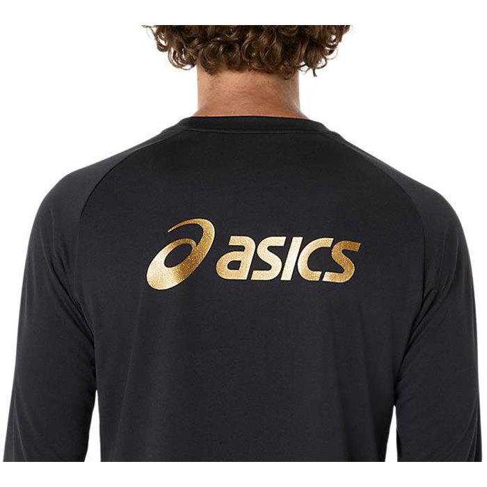 ASICS（アシックス） メンズ プラクティス長袖シャツ 背面ビックロゴ