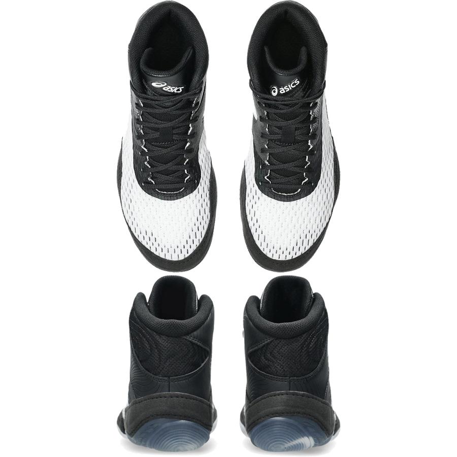 普通幅 アシックス メンズ スプリットエリート SPLIT ELITE レスリングシューズ ミッドカット 練習 試合 ホワイト 白 送料無料 asics 1081A066 ASICS（アシックス） 普通幅 メンズ スプリットエリート SPLIT ELITE