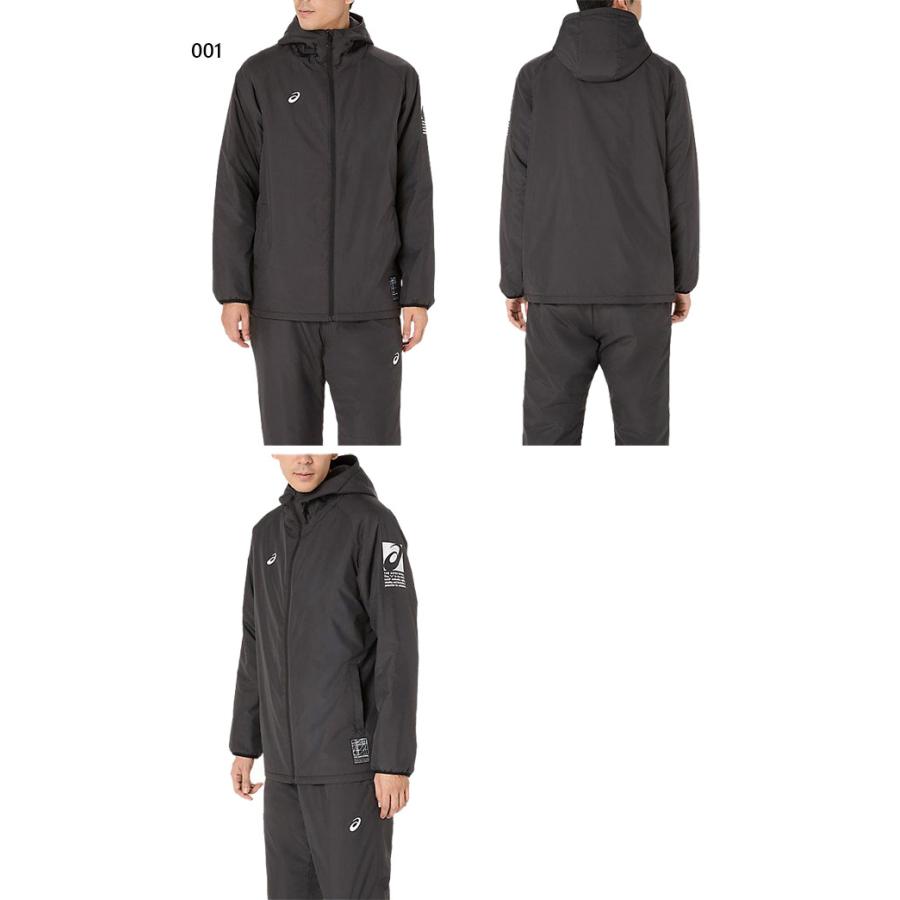 asics トレーニングウェア中わたプレーカーフーディジャケット アウター ASICS（アシックス） メンズ 中わたウインドブレーカーフーディー