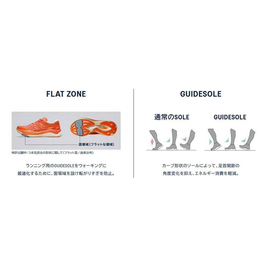 2E幅 アシックス メンズ レディース ゲルライドウォーク 2 ウェルネスウォーキングシューズ 旅行 散歩 スニーカー 紐靴 1293A040の画像