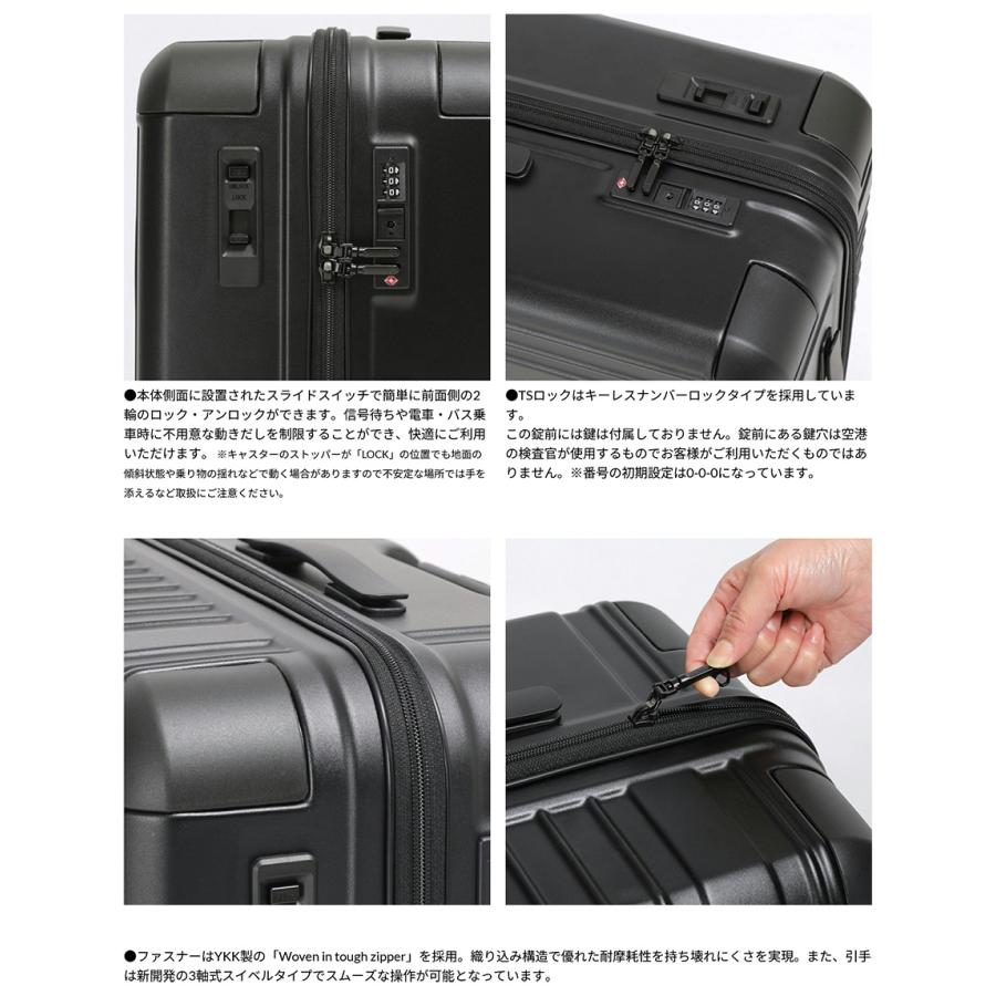 バーマス メンズ レディース ヘリテージIII HERITAGE ファスナー92L 68cm スーツケース キャリーバッグ 5泊以上 ビジネス 6054210 6054222 6054250の画像