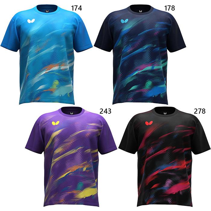 バタフライ（Butterfly） メンズ レディース アドロス・Tシャツ 卓球
