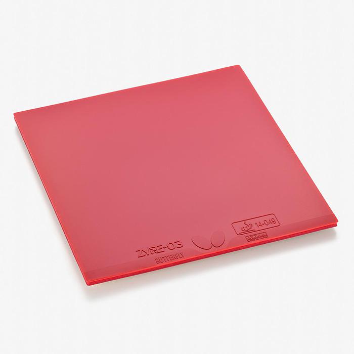 バタフライ メンズ レディース ザイア03 卓球ラケットラバー 裏ソフト テンション系 ブラック 黒 レッド 赤 送料無料 Butterfly 06140 バタフライ（Butterfly） メンズ レディース ザイア03 卓球ラケット