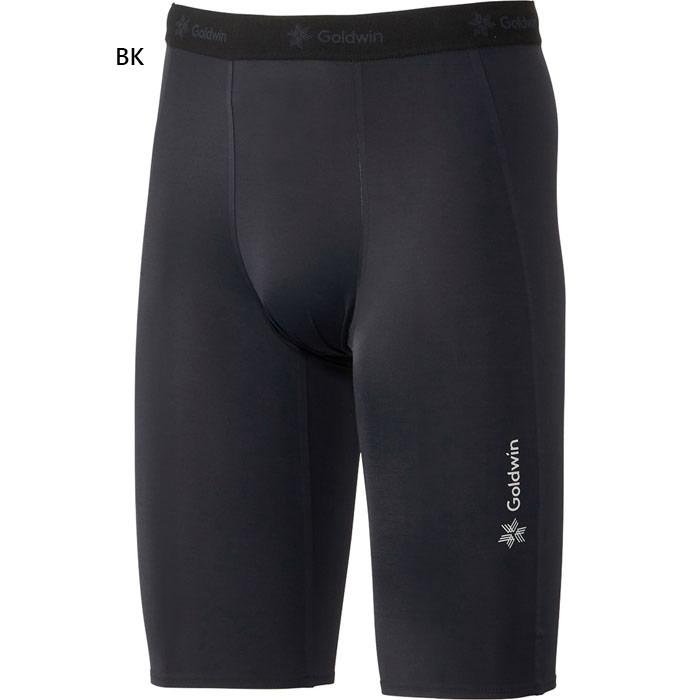 シースリーフィット ゴールドウィン メンズ コンプレッションハーフタイツ アンダーウェア スポーツインナー トレーニングウェア ボトムス 着圧 ブラック 黒 送料無料 C3fit Goldwin GC04366 C3Fit（シースリーフィット） ゴールドウィン メンズ コンプレッション