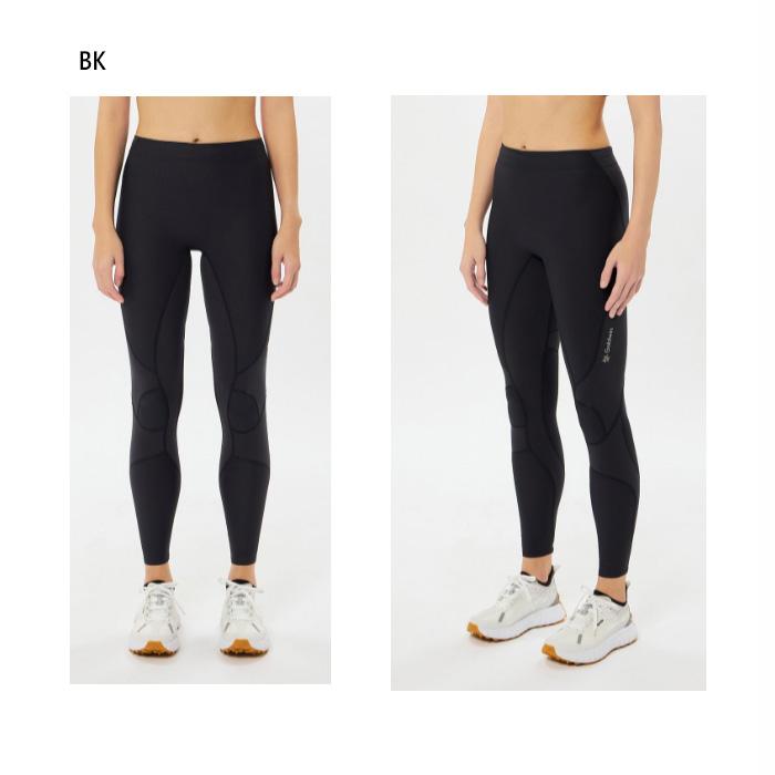 シースリーフィット ゴールドウィン レディース インパクトエアーロングタイツ フィットネス トレーニングウェア ボトムス ストレッチ ブラック 黒 グリーン 緑 送料無料 C3fit Goldwin GCW15151 C3Fit（シースリーフィット） ゴールドウィン レディース インパクト