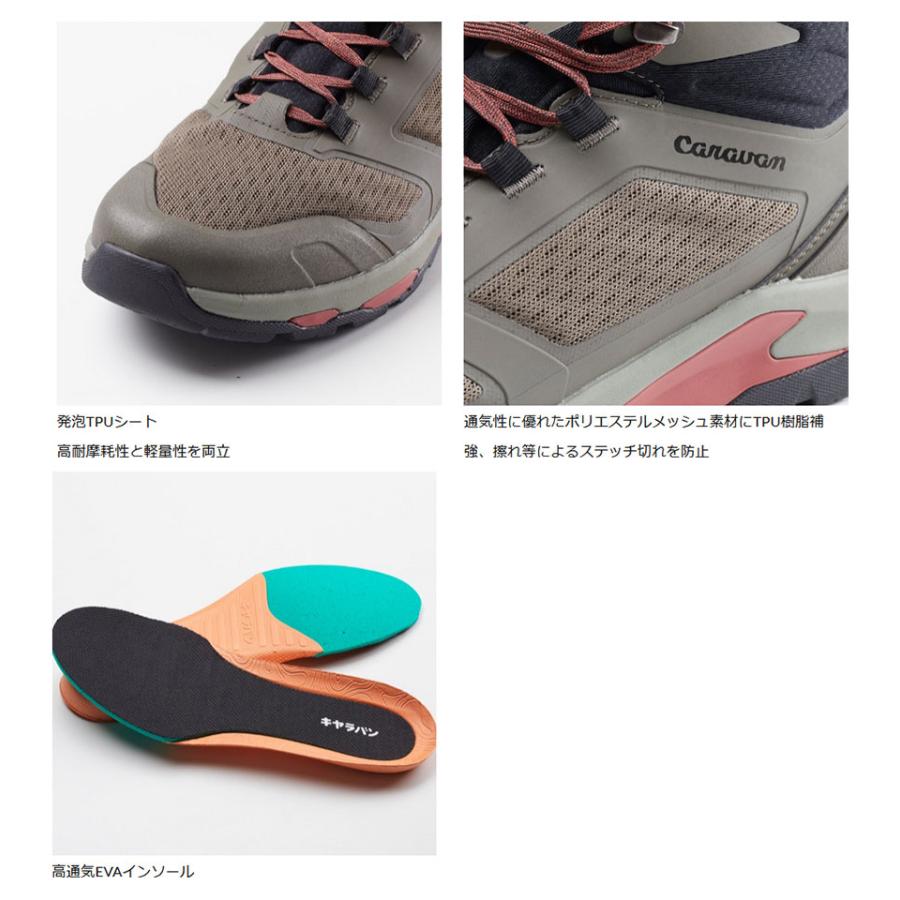 3E幅 キャラバン メンズ レディース C1_DL MID 登山靴 山登り トレッキングシューズ 防水 GORE-TEX ゴアテックス ミドルカット 0010122_3