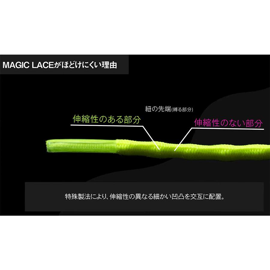 2本 1ペア入り キャタピラン メンズ レディース マジックレース MAGIC LACE 靴紐 シューレース ほどけにくい フィット感UP M105 M120｜vitaliser｜09