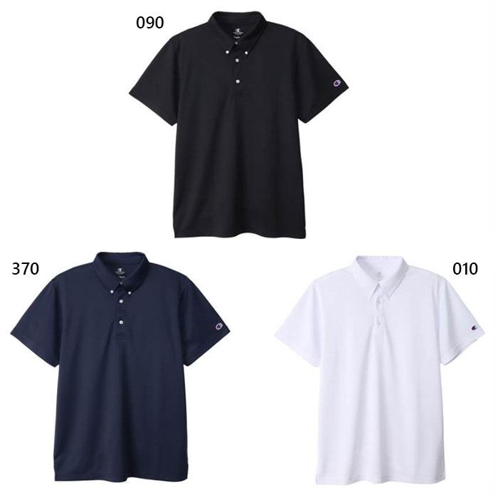 Champion（チャンピオン） メンズ ボタンダウンポロ 半袖ポロシャツ