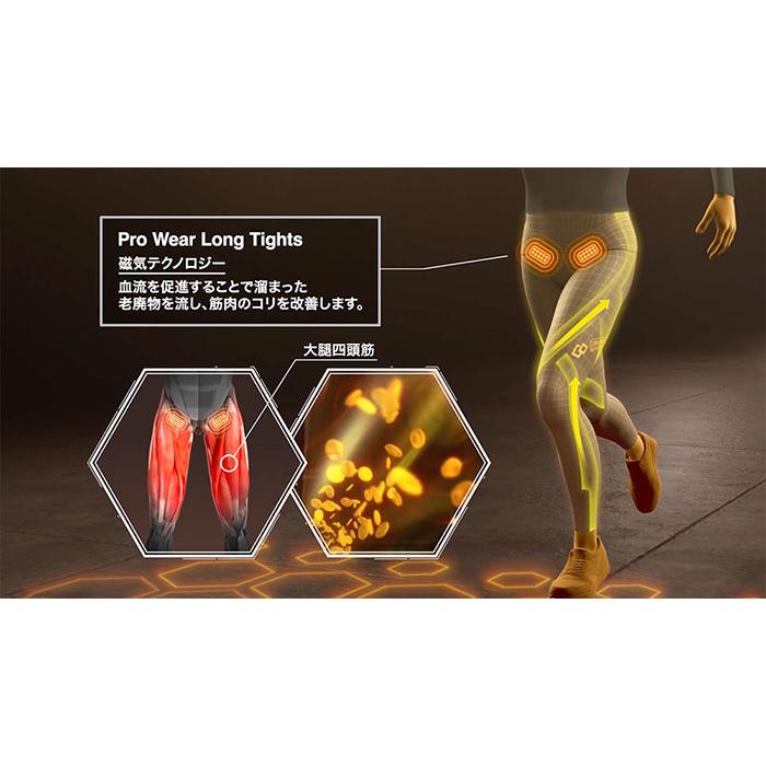 コラントッテ メンズ レディース SPORTS PRO ウェア ロングタイツ 磁気
