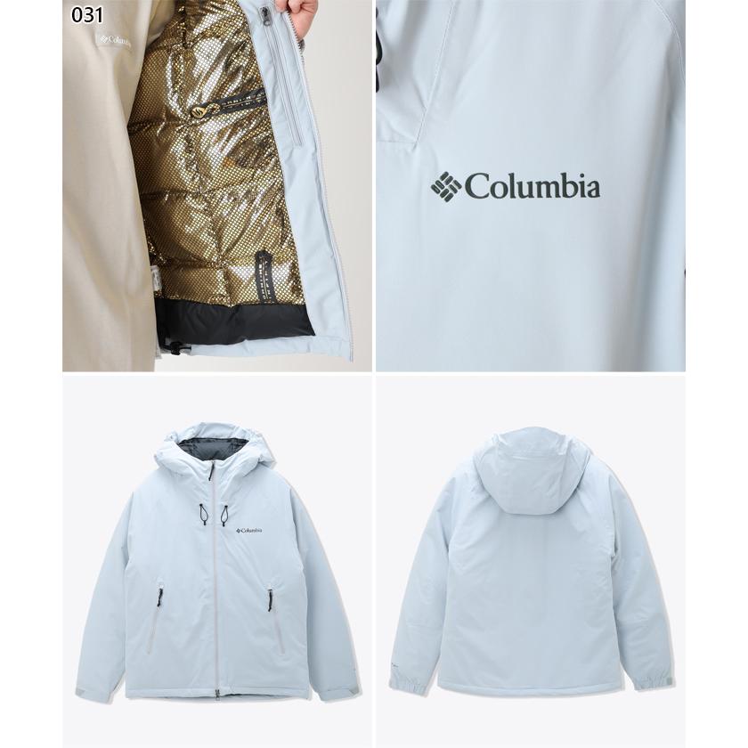 Columbia フード付きジャケット L ホワイト Columbia（コロンビア） メンズ サンライズキャビンダウンジャケット
