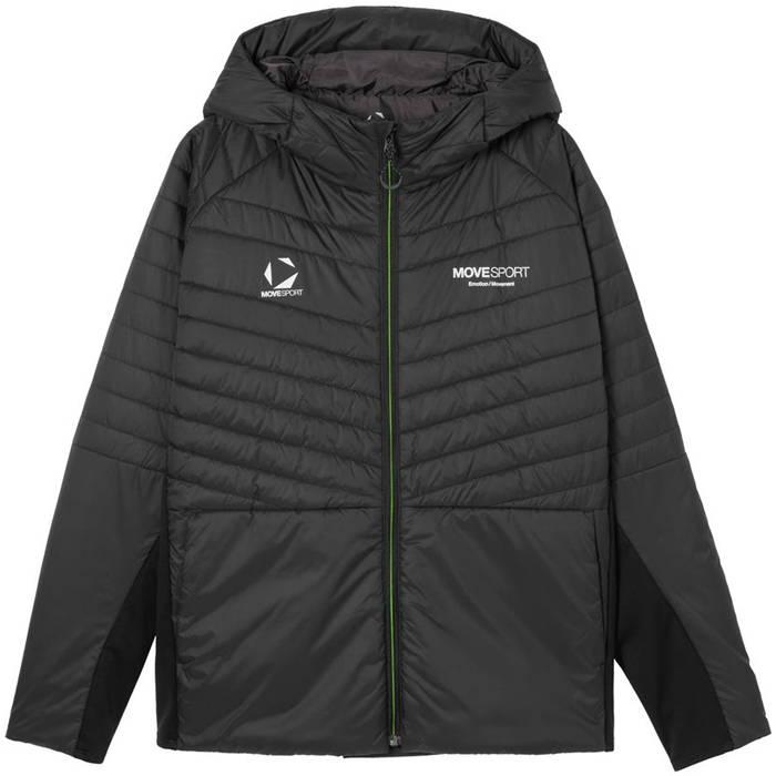 サイズ：O デサント メンズ アクティブ スーツ サーモ ACTIVE SUITS THERMO ハイブリッドフーディー トレーニング トップス 上着 アウター 長袖 ST5FJK70M_1