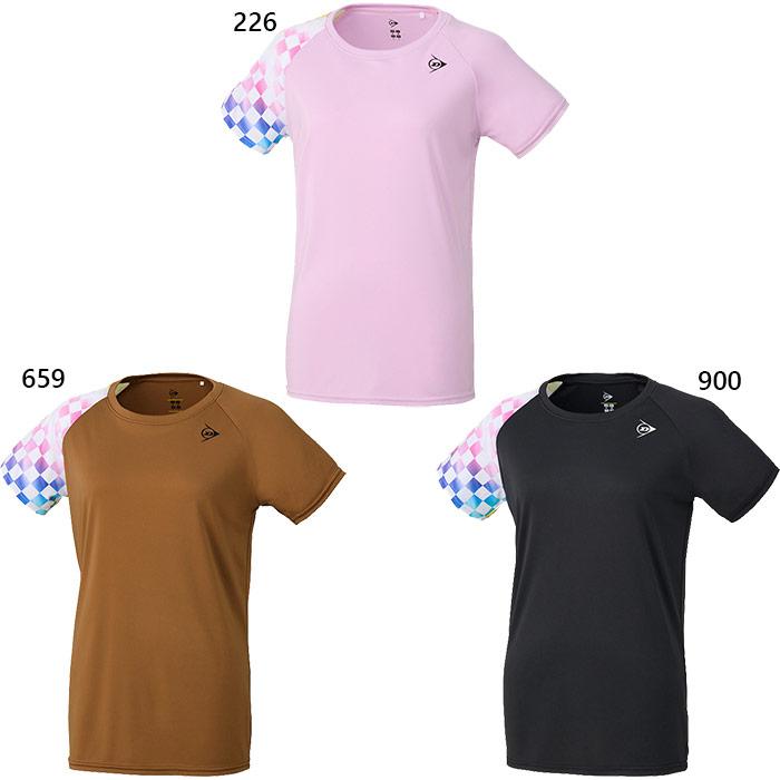 DUNLOP] ダンロップ テニスウェア バドミントン レディース 半袖ゲーム