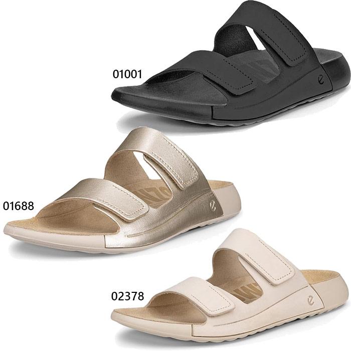 ecco（エコー） レディース ヌバック2ストラップサンダル ECCO cozmo