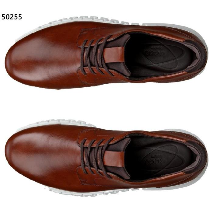 ✨美品✨eccoエコー スクエアトゥ レザー ダークブラウン26.5cm ecco（エコー） メンズ グルーヴ スタジオ gruuv studio レザー