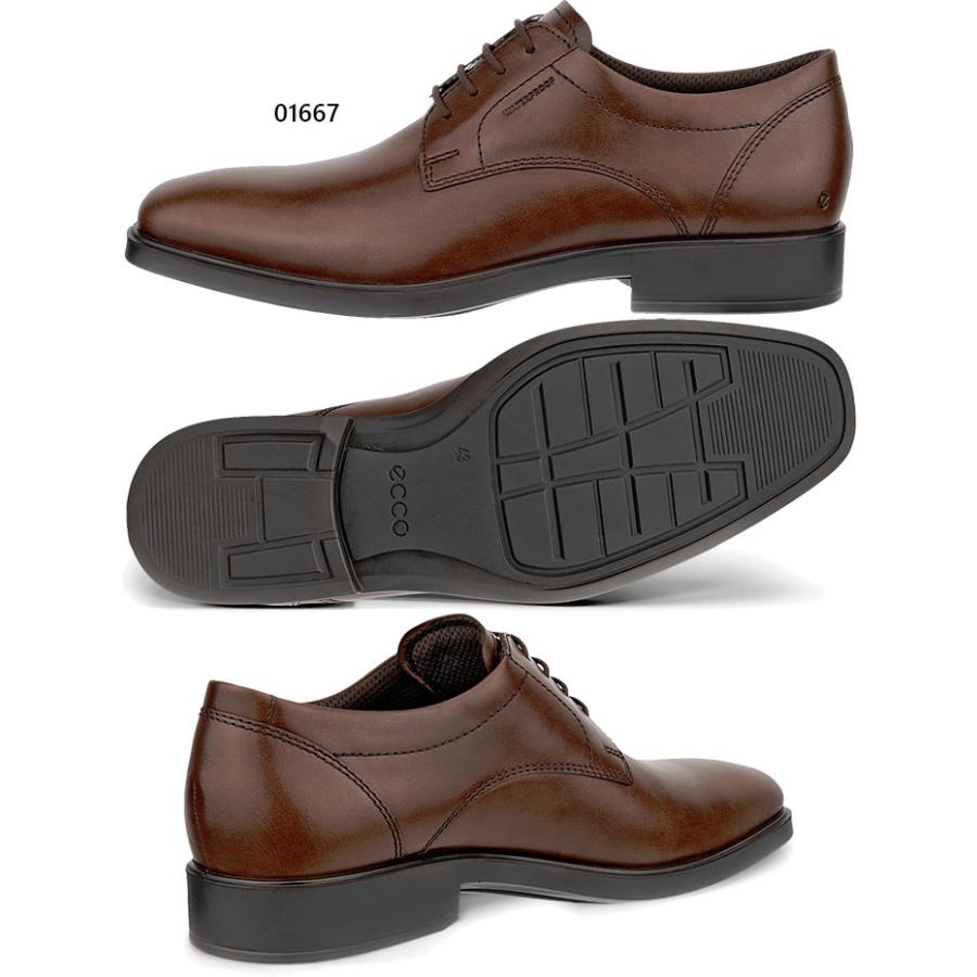 ecco（エコー） メンズ レザーダービーシューズ メトロポール ミラン
